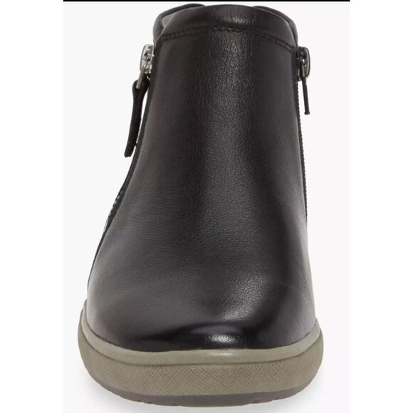 Josef Seibel 07709133100 Black Leather Caren 09 Zip Bootie Size EU 37 US 6.5 Wom - Picture 3 of 12